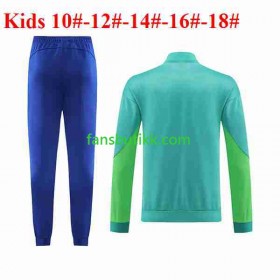 Brasil Barn Grønn Treningsdresser 2023-2024